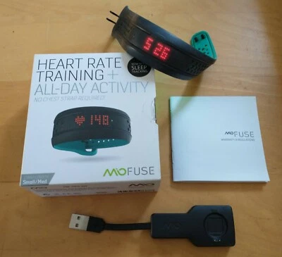 Mio Fuse Heart Rate Training + All Day Activity/Sleep Tracker Aqua, Small/Medium - Image 1 of 2