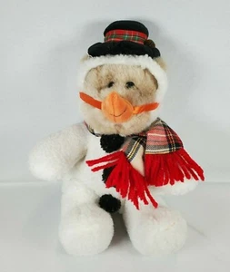 ❄Pre-Owned Rare Starbucks 8th Edition Snowman Bearista Bear 10" Bean Bear❄ - Imagen 1 de 6