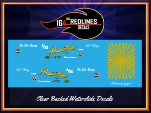 1/64 '55 Chevy "Passing Gas" Gasser CUSTOM Decal SCR-0367 - Picture 1 of 4