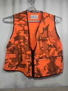Blue Star Orange Camaflauge Vest Made In MISSOULA, MONTANA USA Canvas Products - Picture 1 of 7