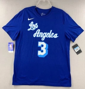 Anthony Davis Los Angeles Lakers Nike Hardwood Classic Edition T-Shirt Men's NBA - Picture 1 of 12