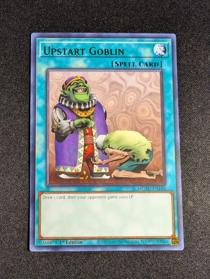 Yugioh - Upstart Goblin MGED-EN146 1st Edition Rare NM - Image 1 of 1