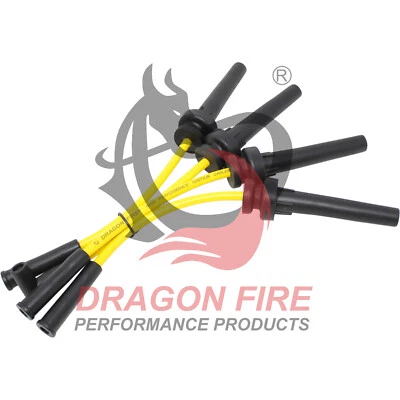 Cables de enchufe DRAGON FIRE para 03-09 Chrysler PT Cruiser y Dodge Neon 2,4 L l4 Turbo Foto 1 de 4