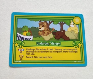 Webkinz Trading Card Series 2 Challenge Card Underdog Victory C2-11/15 - Picture 1 of 2