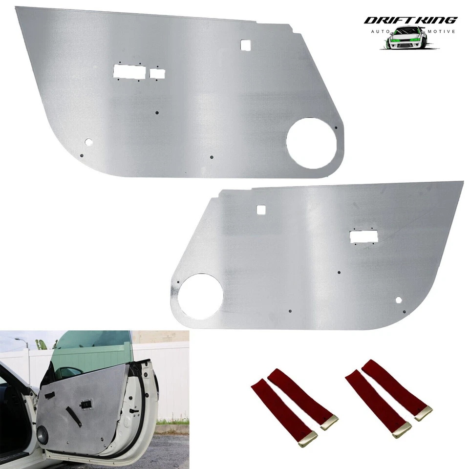 Paneles de tarjetas de puerta de aluminio para 350Z cupé Z33 coche de carreras ligero 2003-2009 EE. UU. Foto 1 de 4
