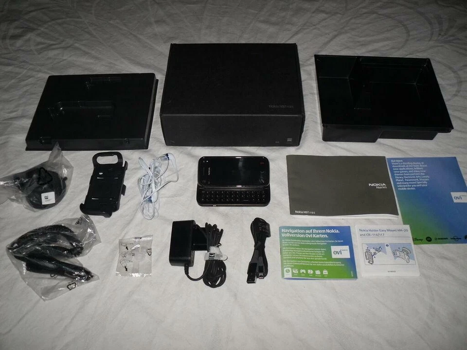 Nokia N97 mini 8GB Schwarz Navi Edition ohne Simlock, WLAN, GPS, 2Jahre Garantie - Bild 1 von 1