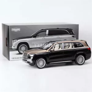 Paragon 1/18 Mercedes Benz Maybach GLS 600 Diecast Auto Modell schwarz godl - Bild 1 von 9