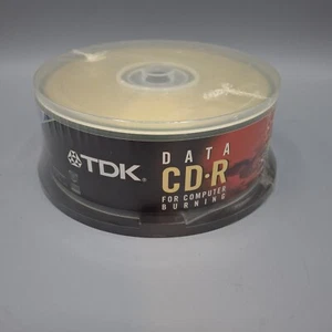 TDK Data CD-R 80 Min 700MB 30 pack spindle 48x Compatible Writable New Sealed - Picture 1 of 3