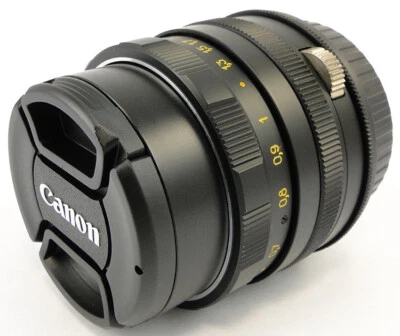 (AF Confirm) HELIOS 44m 58mm f/2 Lens M42 + Adapt. Canon EOS EF Mount Camera - Image 1 of 4