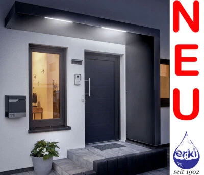 GUTTA Vordach Rechteckvordach BS PLUS mit integriertem Rohr-Entwässerungssysteme - Bild 1 von 4