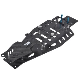 Carbon Lower Chassis w/ Upper Chassis Kit for Traxxas Bandit VXL Rustler 2WD - Picture 1 of 14