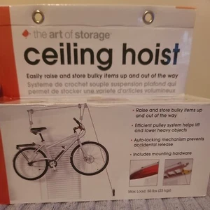 The Art Of Storage Ceiling Hoist Up-to 50lbs - Picture 1 of 2