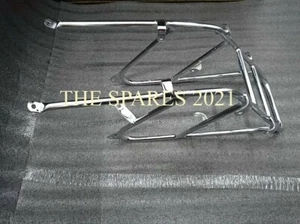 FIT FOR TRIUMPH 3HW CUSTOMIZED REAR CARRIER (CHROME FINISH) (U) - Bild 1 von 11