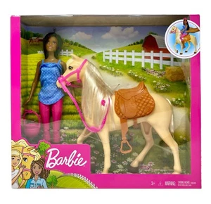 Barbie Puppe und Pferd Geschenkset You Can Be Anything Serie 2018 Mattel NEU - Bild 1 von 14