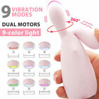 G-Spot-Dildo-Rabbit-Massager-Waterproof-Multispeed-Vibrator-Female-Adult-Toy