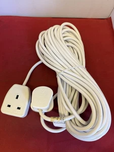 15m Mains Extension Lead 13A Single Socket 1 Way 1 Gang - Picture 1 of 7
