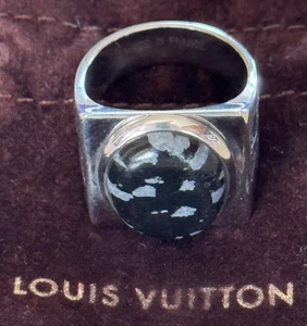 Louis Vuitton Chevalier Snowflake Ring Size 10 1/4 US - Picture 1 of 5
