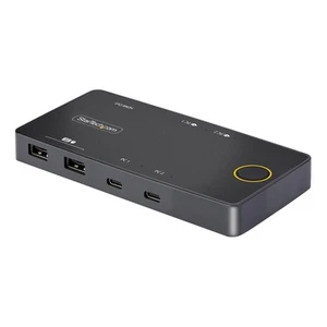 StarTech.com 2-Port USB-C KVM Switch, Single-4K 60Hz HDMI Monitor, 100W Power De - Bild 1 von 9