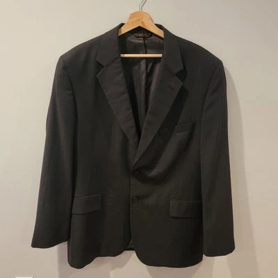 Chaqueta Blazer De Colección Para Hombre Abrigo Deportivo Negro Lacrosse Talla 46 R Hecha en EE. UU. Foto 1 de 4