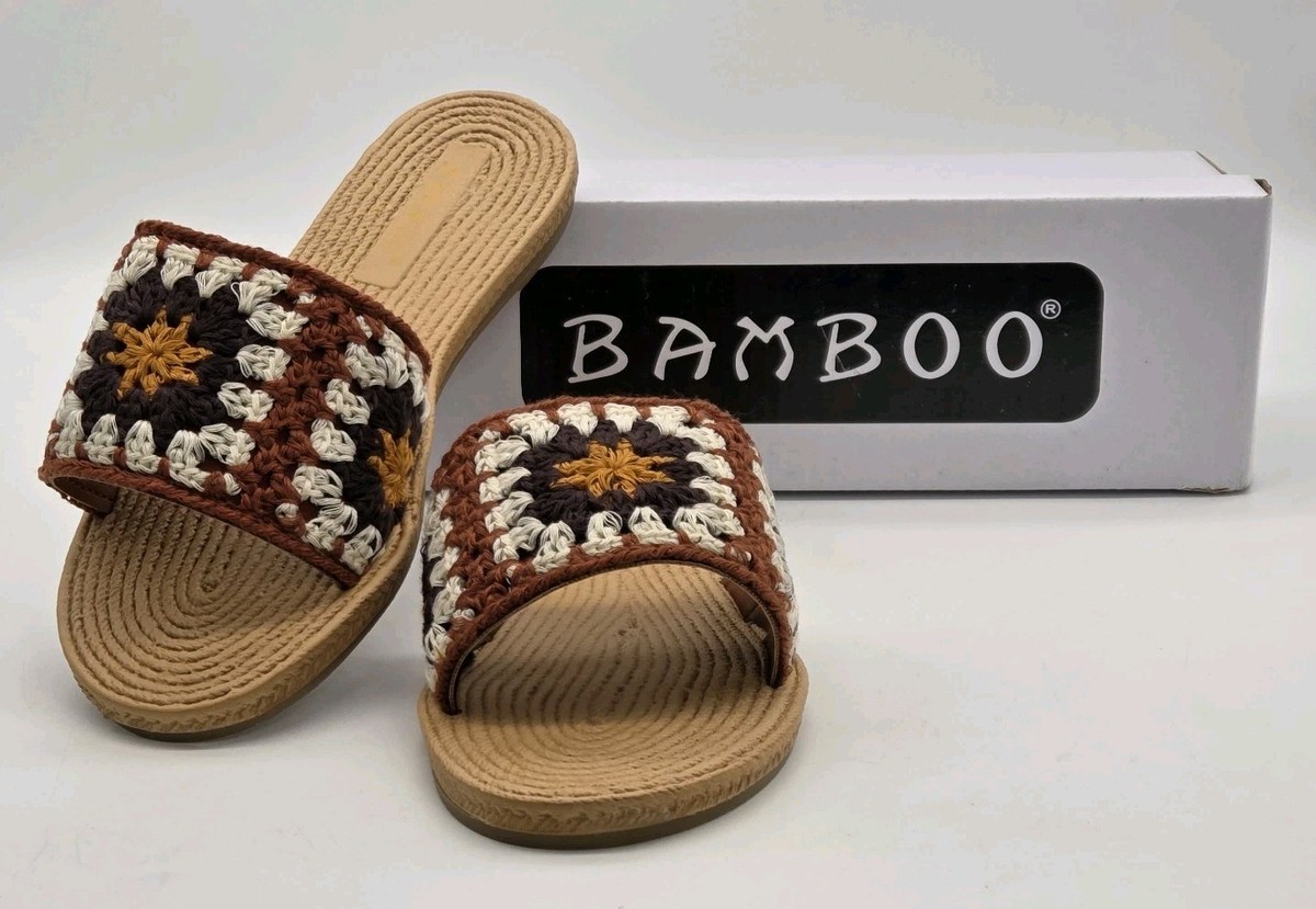 Chanclas Bambu Mujer Chanclas De Bambú Para Mujer Sandalias De