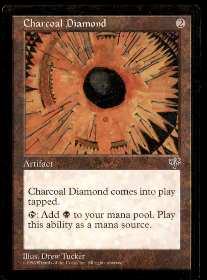MTG Charcoal Diamond LP Light Play Mirage [5465] - Image 1 of 1