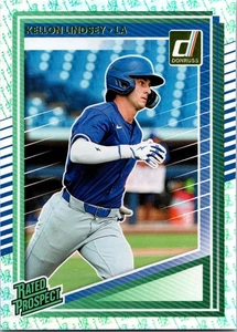 2025 Panini Donruss Rated Prospects Kellon Lindsey #191 (RC) Liberty - Picture 1 of 2