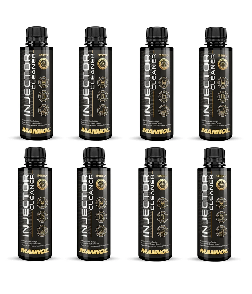 Benzin-Zusatz MANNOL Injector Cleaner 9957 Kraftstoffzusatz 8x250ml Flasche