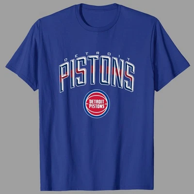 Camiseta de baloncesto del equipo Detroit Pistons de la NBA - multicolores, S-5XL Foto 1 de 4