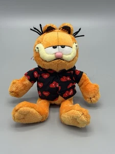 2005 TY Garfield Happy Valentines Day Stuffed Animal 8” Vintage - Picture 1 of 8