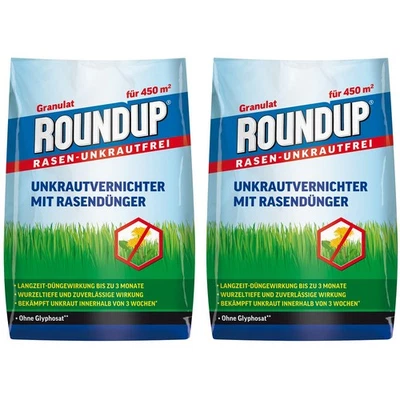2 x ROUNDUP® RASEN-UNKRAUTFREI Granulat mit Rasendünger für ca. 900 m² - Bild 1 von 2