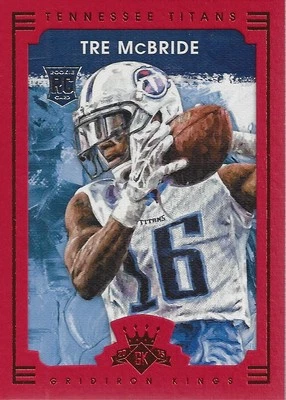 2015 Gridiron Kings Framed Red #160 Tre McBride - FB - Image 1 of 2