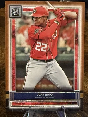 Juan Soto 2020 Topps Museum Collection #13 Washington Nationals Copper - Image 1 of 2