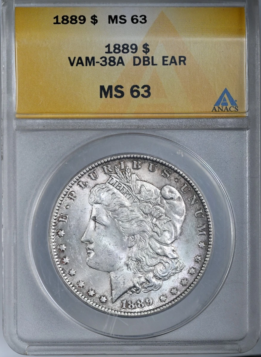 MS 63 Graded 1889 Year Morgan US Dollars (1878-1921) for
