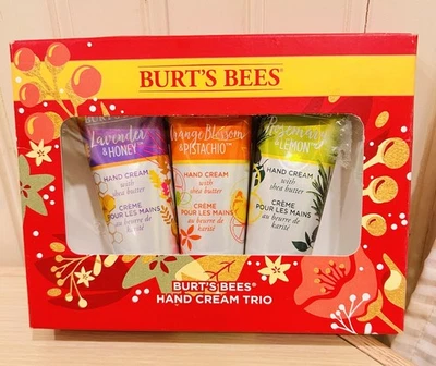 Burt's Bees Hand Cream Set Lavender, Orange Pistachio with Shea Butter 1oz Each - Image 1 of 3