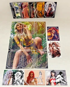 WOMEN OF DYNAMITE COSPLAY Dynamite 2019 komplettes Base Karten Set mit 14 Chase Karten - Bild 1 von 10