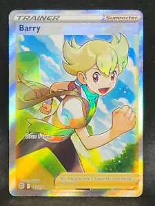 Barry 167/172 Brilliant Stars Ultra Rare Holo Full Art Pokemon Card NM 2022 - Picture 1 of 2