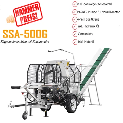Lumag Benzin Sägespaltautomat SSA500G  Benzin Holzspalter 🔥 - Bild 1 von 4