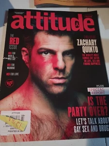 Attitude,The Red Issue,Zachary Quinton, Let's Talk About Gay Sex & Drugs&More 15 - Picture 1 of 2