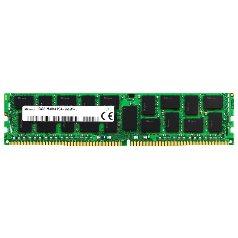 Hynix 128GB 2S4Rx4 PC4-2666 LRDIMM DDR4-21300 ECC Load Reduced Server Memory RAM - Image 1 of 1