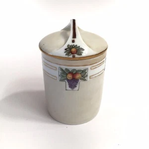 Vintage Rosenthal Donatello Condensed Milk Jar Holder w/ Lid, Grapes & Peaches - Picture 1 of 10