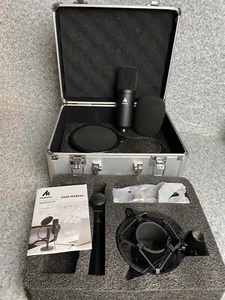 USB Microphone Kit 192KHZ/24BIT with Aluminum Organizer Storage Case MAONO - Zdjęcie 1 z 6