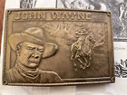 Rare Signed Limited Edition John Wayne Brass Belt Buckle
