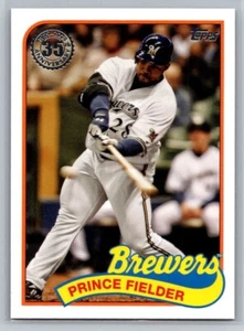 2024 Topps Series 2 1989 35th Anniversary Prince Fielder 89B2-23 Brewers - Bild 1 von 2