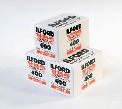 Ilford XP2 Super Black and White 35mm Film - 36 Exposure - PACK OF 3 - Image 1 of 2