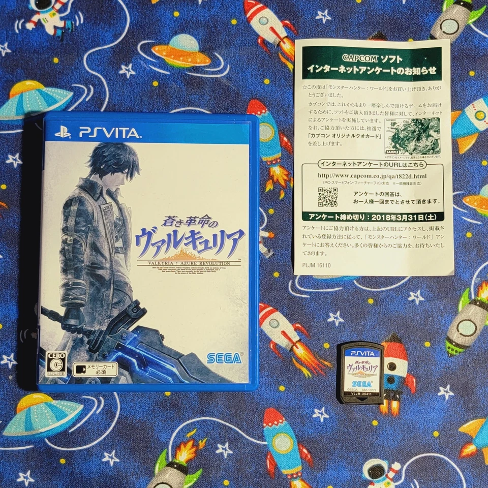 Valkyria in the Blue Revolution PS Vita TESTED! REGION FREE Azure Revolution - Image 1 of 4