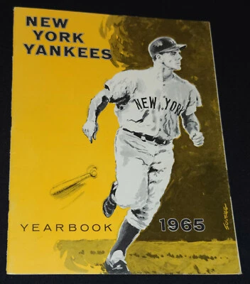1965 - NEW YORK YANKEES - MLB - YEARBOOK - ORIGINAL - Image 1 of 4