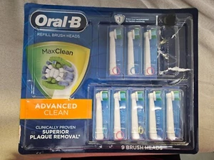NEU ORAL-B NACHFÜLLBÜRSTENKÖPFE MAX CLEAN FLOSS ACTION 8 BÜRSTENKÖPFE - Bild 1 von 1