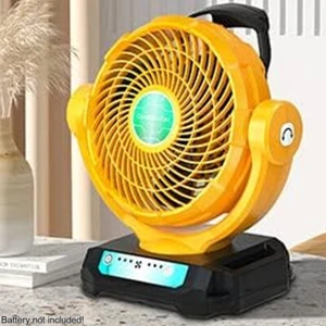 Portable Workshop Desk Fan Jobsite Fan For Dewalt 20V Li-Ion Battery Cordless - Picture 1 of 8
