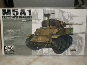 AFV 1/35 Scale M5A1 Stuart Light Tank Early Production - Factory Sealed - Picture 1 of 1