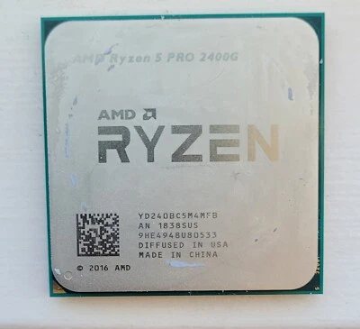 [tested and working] AMD Ryzen 5 2400G - 3.6GHz 4 Core Eight Threads - Image 1 of 2